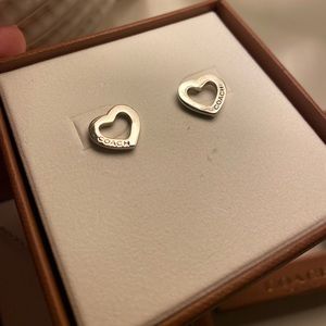 Coach Silver earrings